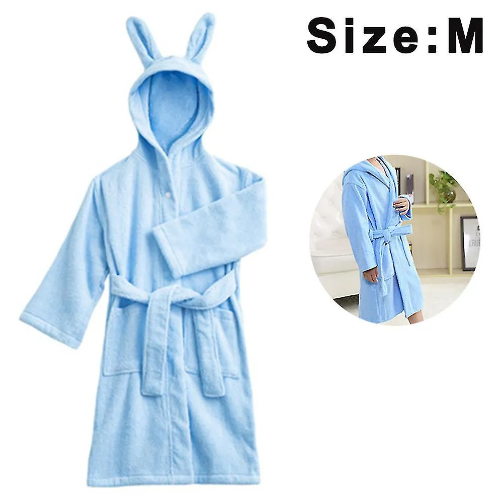 1 PCS KIDS ROBE, HOODED SOFT BATHROBE FOR GIRLS  BOYS AND GIRLS ROBE