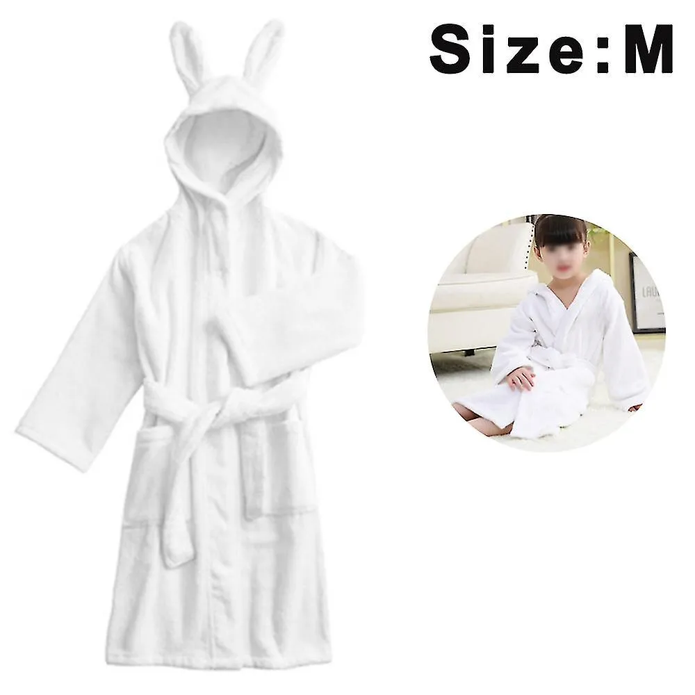 1 PCS KIDS ROBE, HOODED SOFT BATHROBE FOR GIRLS  BOYS AND GIRLS ROBE