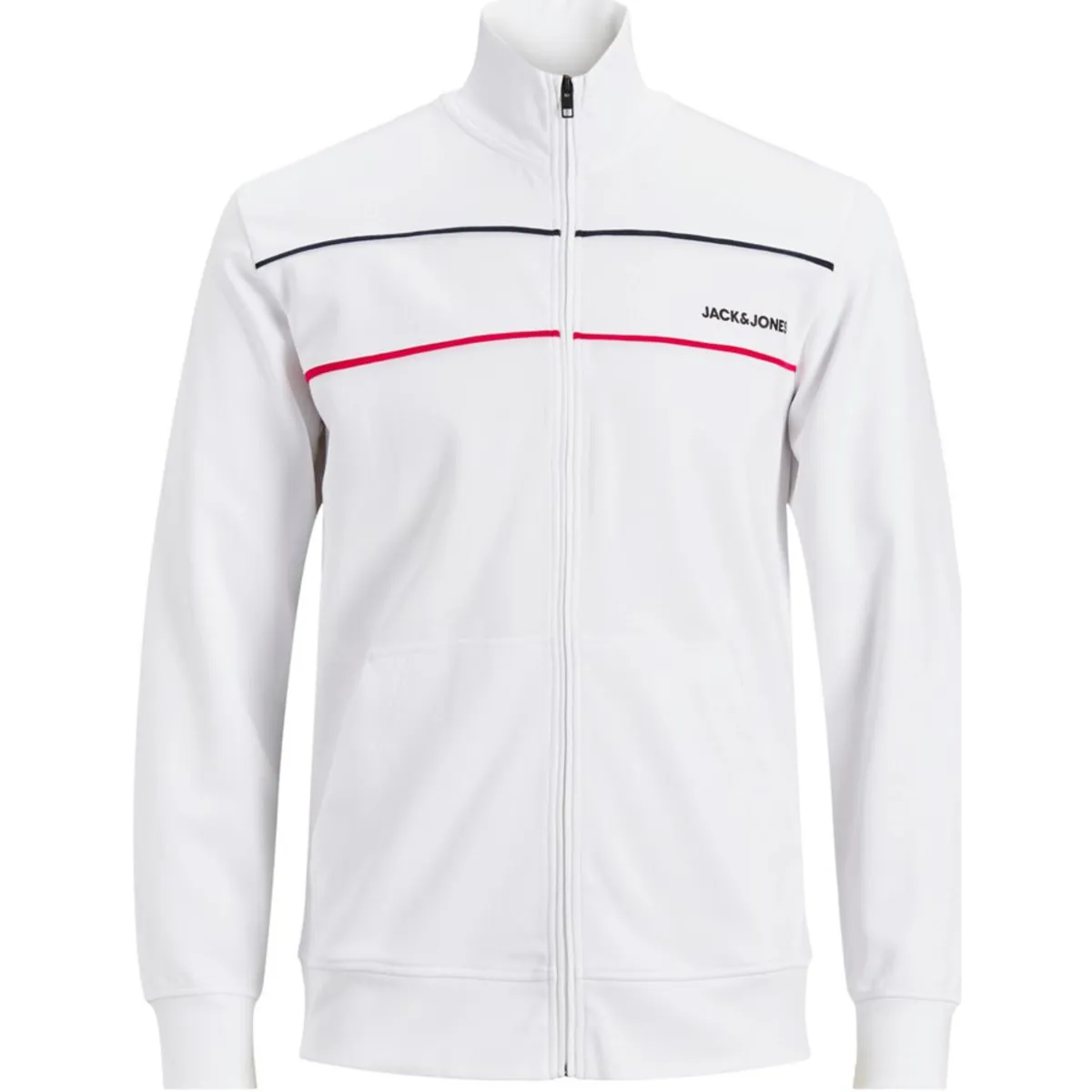 12190238 JJKEVIN SWEAT HIGH NECK JR WHITE