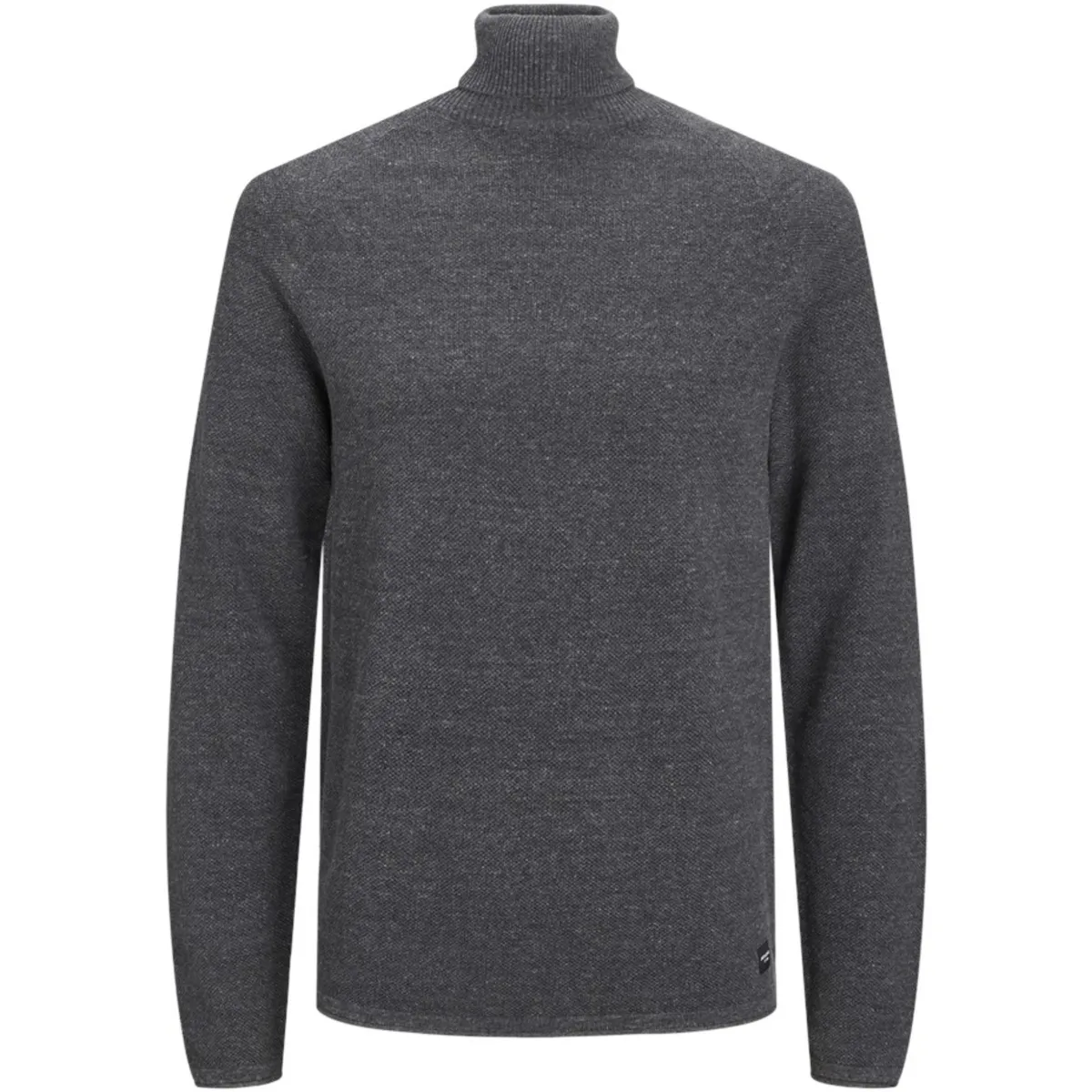 12210931 JJEHILL KNIT ROLL NECK NOOS DARK GREY