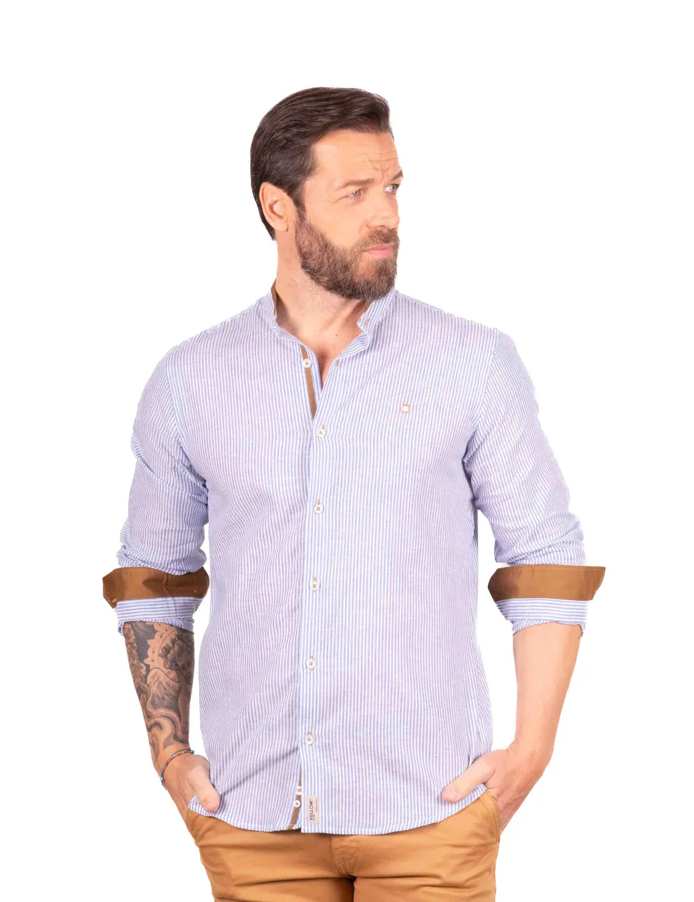 567 CAMISA ESTAMPADO RAYAS