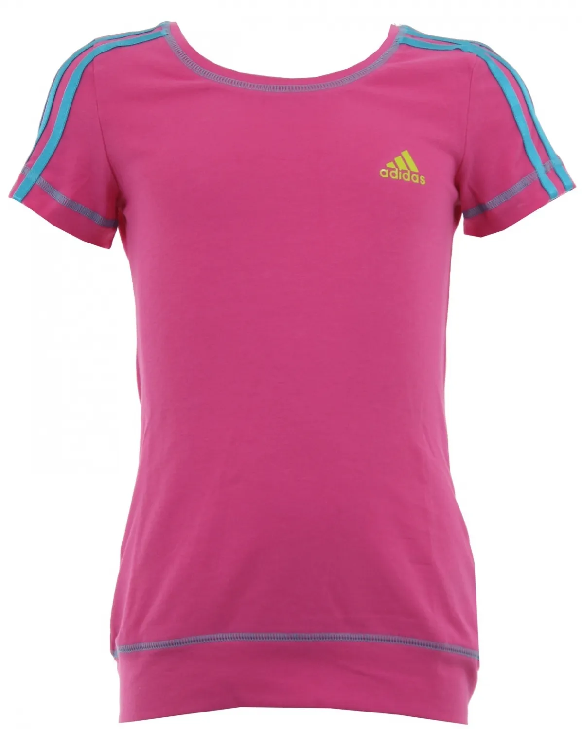 Adidas Camiseta YG Reinvented (rosa/turqueza)