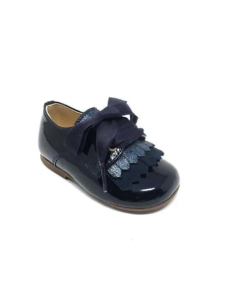  blucher charol azul