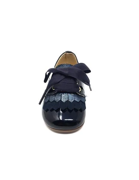  blucher charol azul