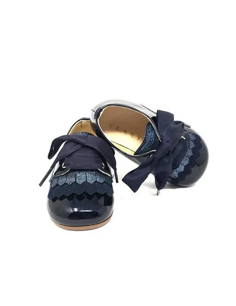  blucher charol azul