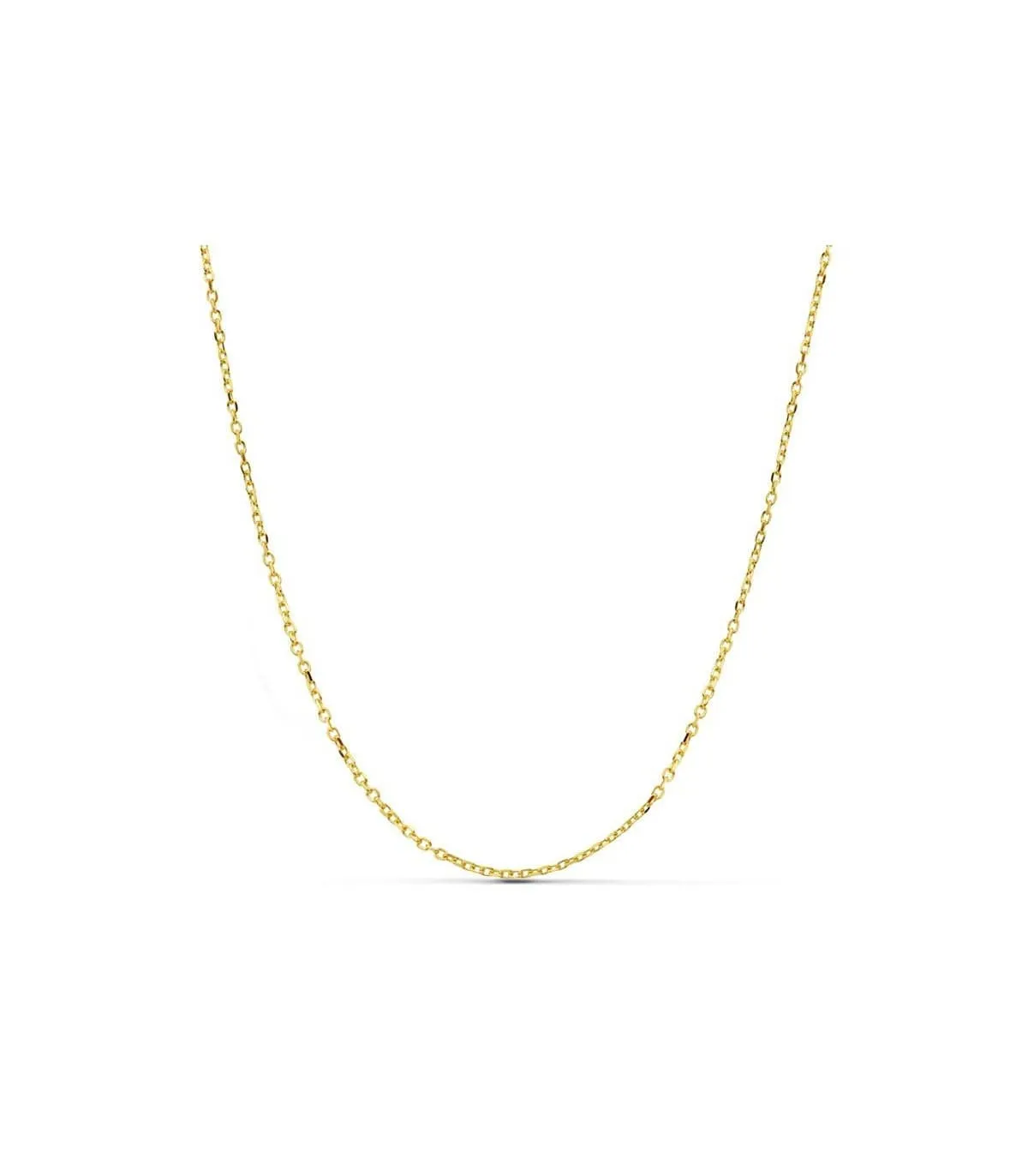 Cadena Forzada 1.2mm Oro 18 K 50cm