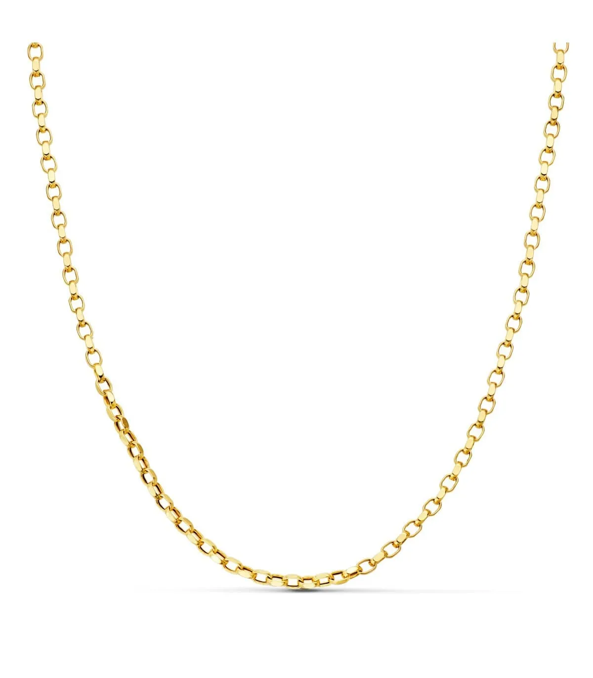 Cadena forzada oro 18k 2,2mm 60cm