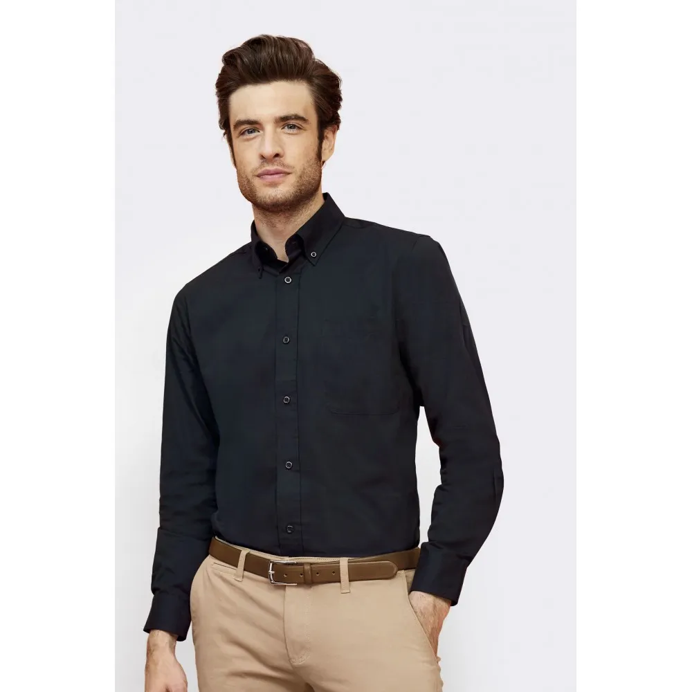 CAMISA ALGODÓN TWILL HOMBRE MANGA LARGA