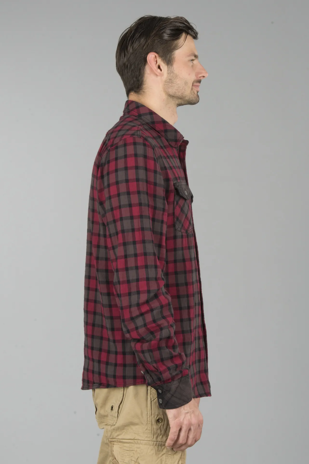 CAMISA BRANDIT CHECKSHIRT DUNCAN MARRóNROJO