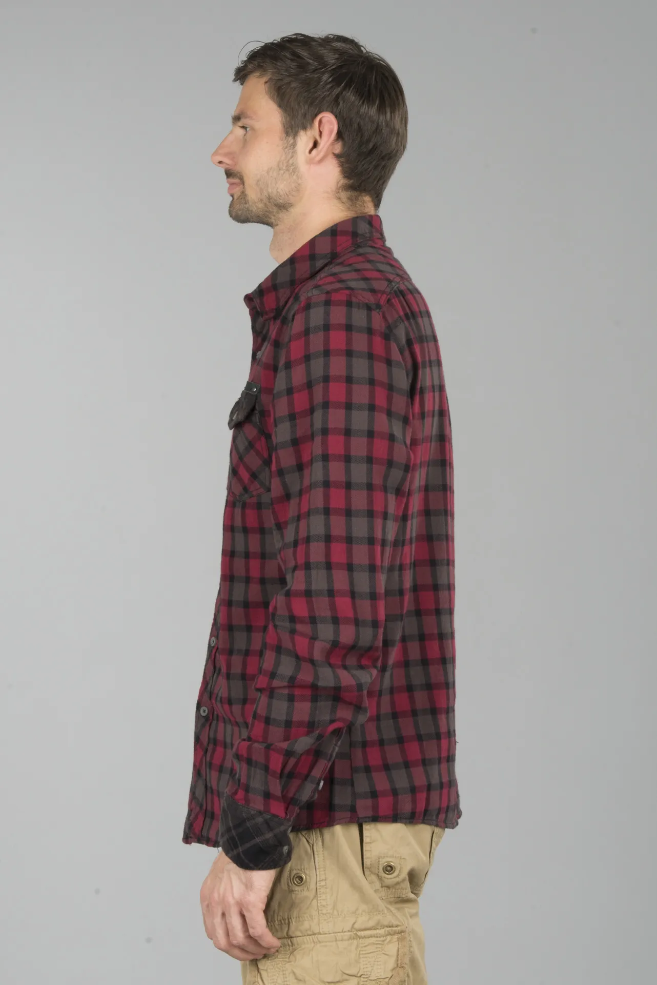 CAMISA BRANDIT CHECKSHIRT DUNCAN MARRóNROJO