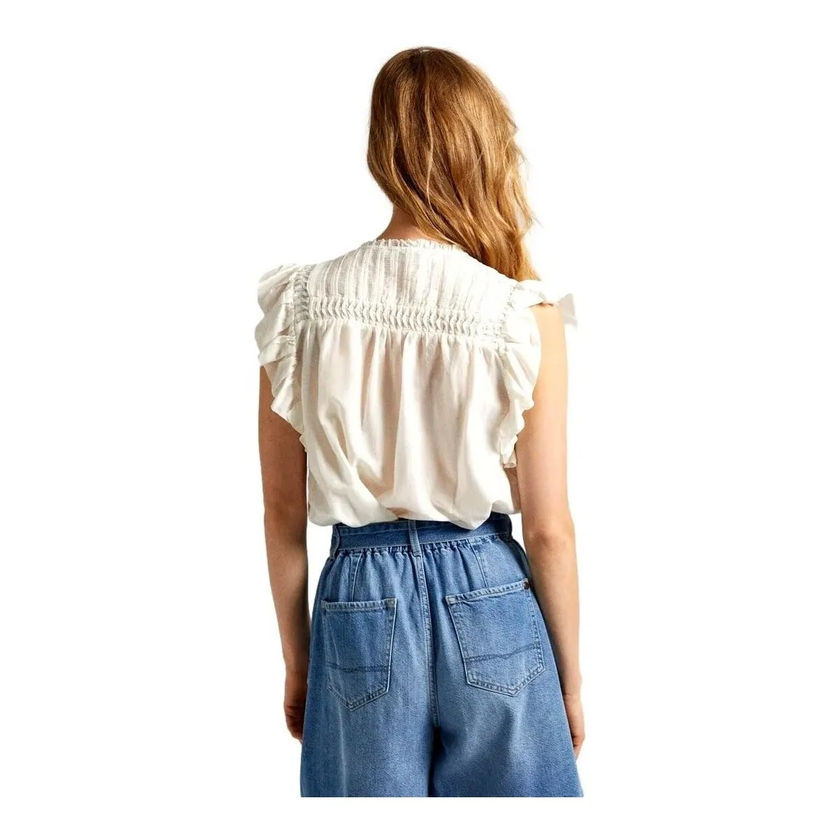CAMISA DETALLES PLISADOS MUJER DAKOTA  PL304822
