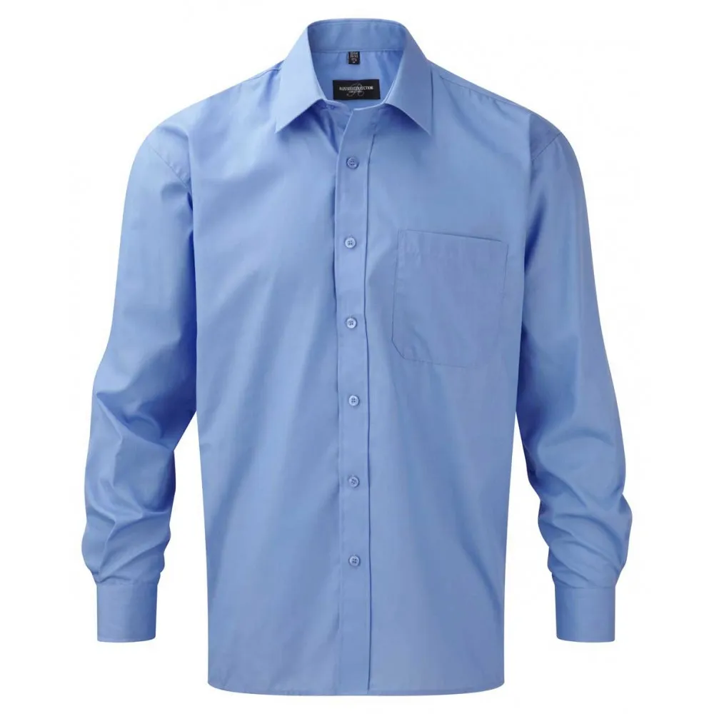 Camisa popelin manga larga