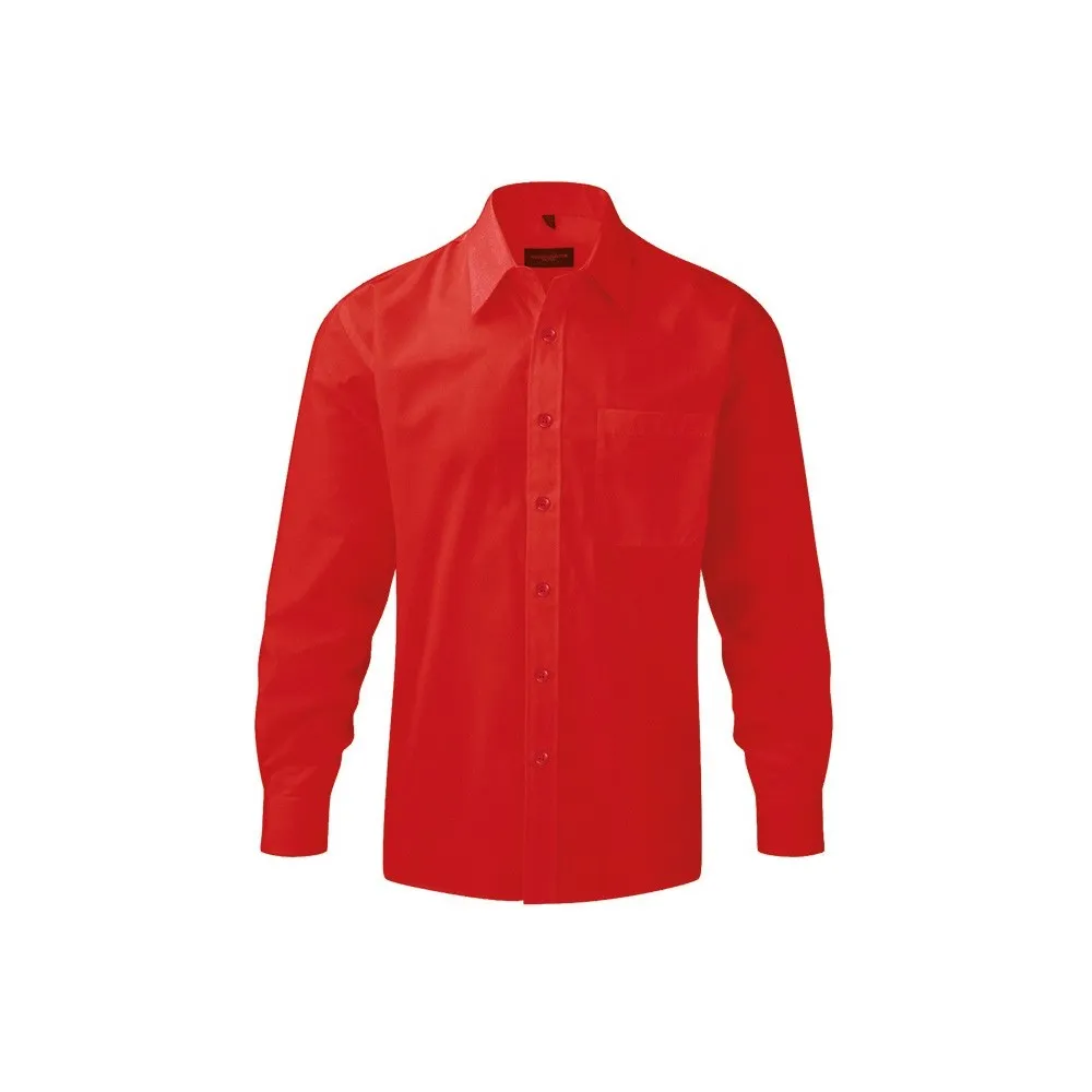 Camisa popelin manga larga