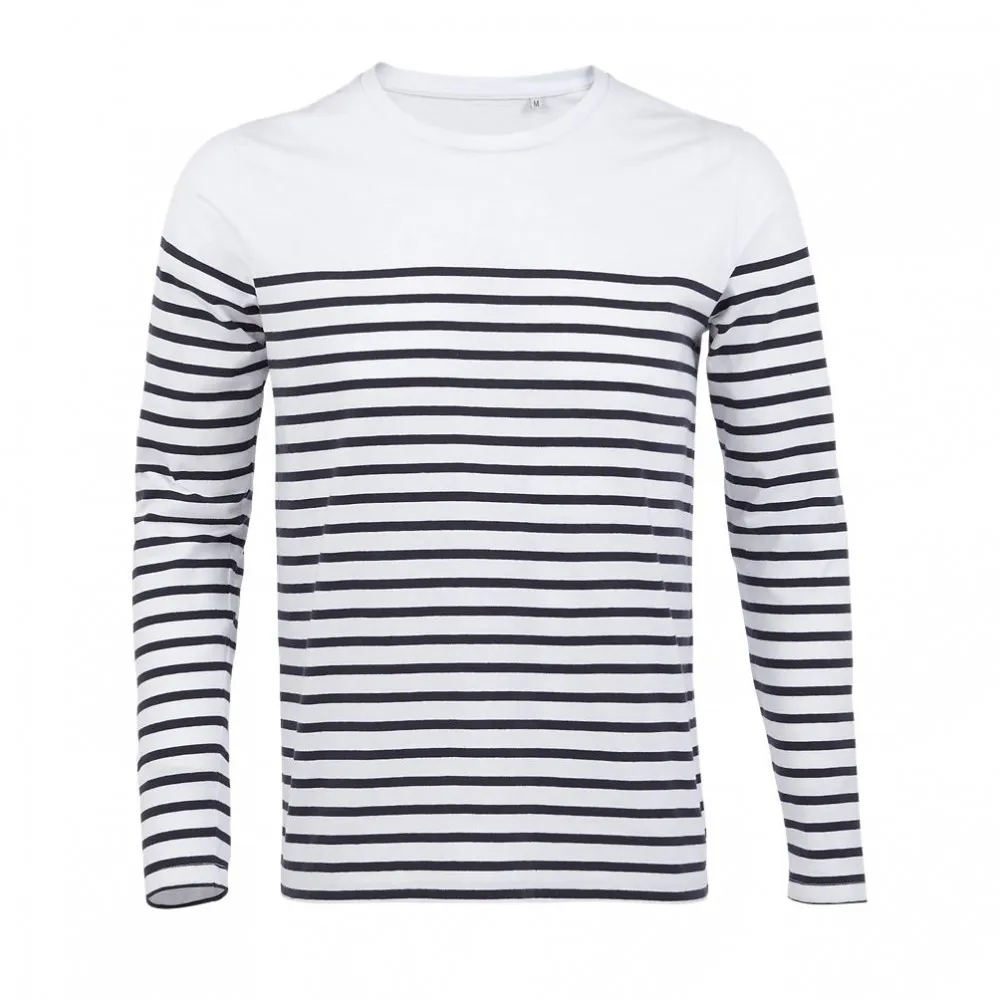 CAMISETA HOMBRE MANGA LARGA RAYAS