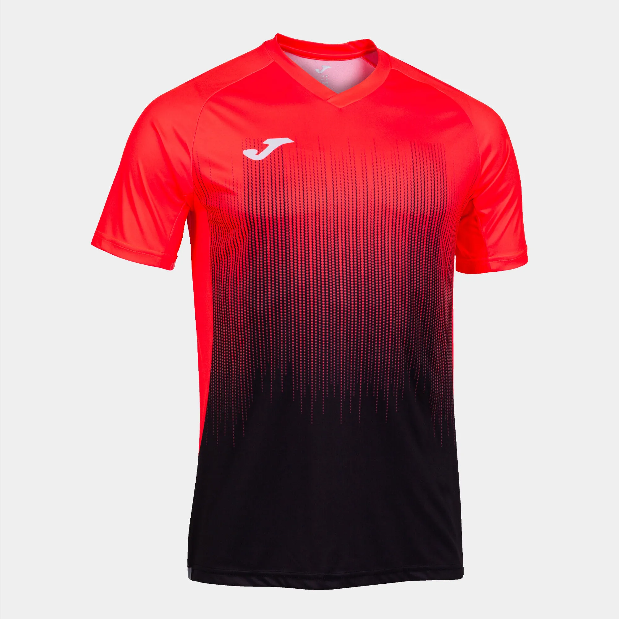 Camiseta manga corta hombre Tiger IV negro coral flúor