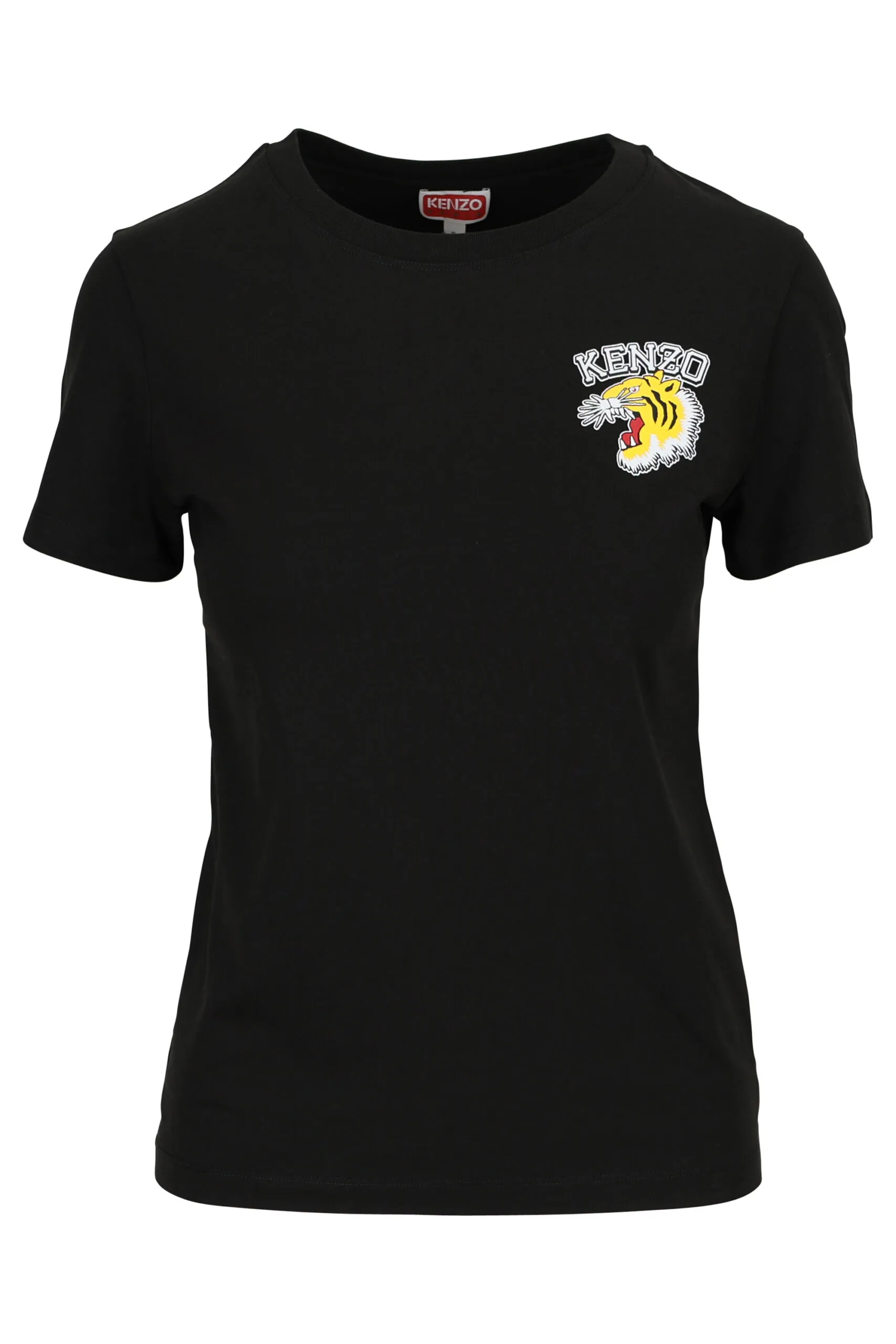 Camiseta negra con minilogo 