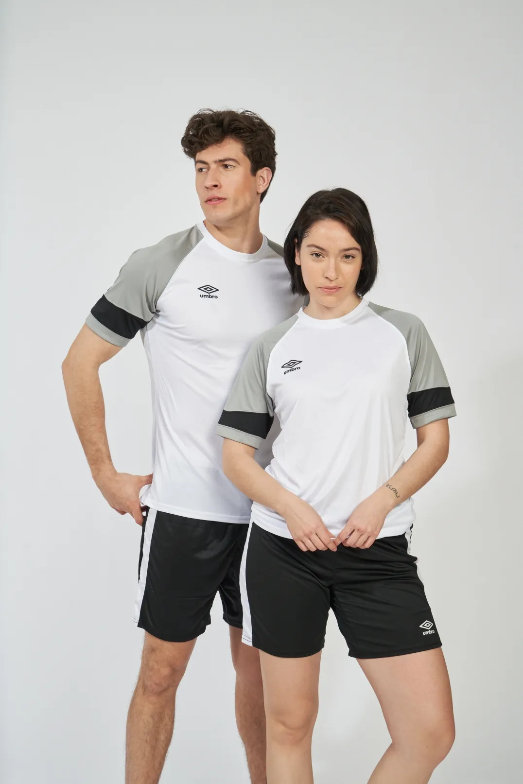 Camiseta Umbro Lukenga White / Grey / Black