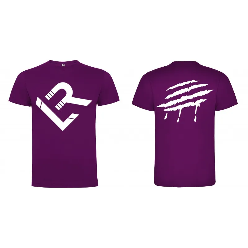 CAMISETAS MORADAS  LR