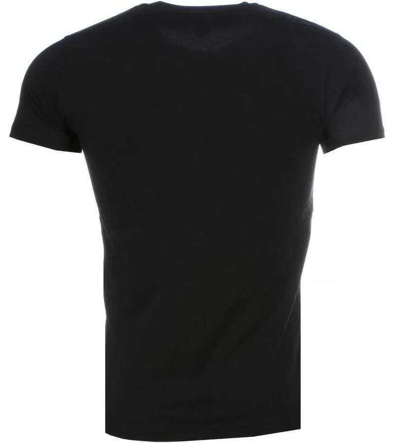CAMISETAS  RICH STEWIE  NEGRO