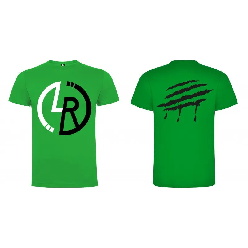 CAMISETAS VERDES  LR BICOLOR