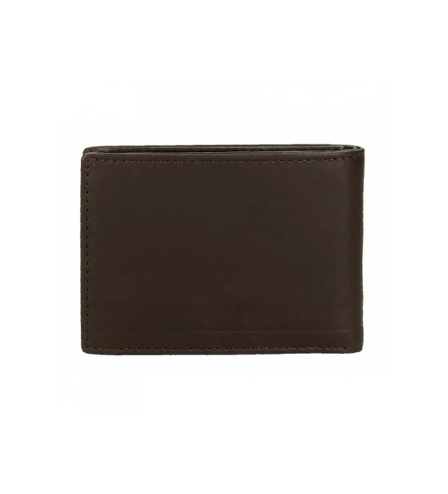 CARTERA ADEPT ALAN MARRóN 11X8X1CM