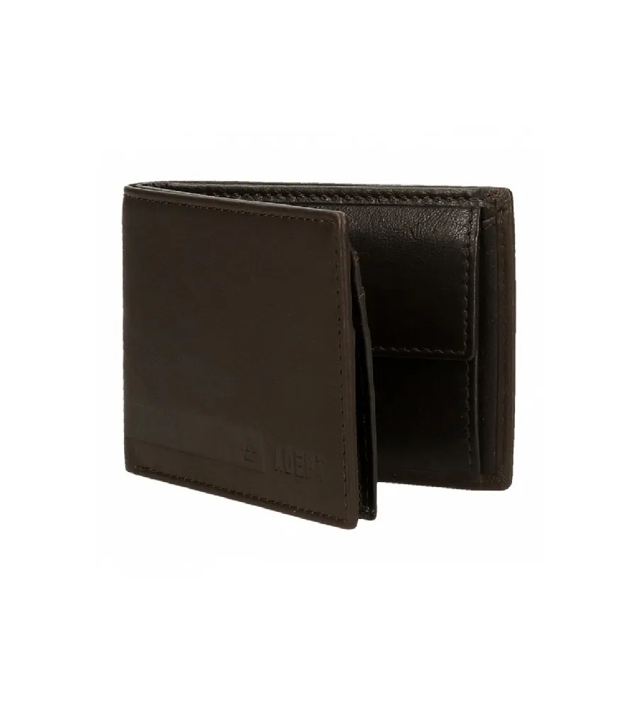 CARTERA ADEPT ALAN MARRóN 11X8X1CM
