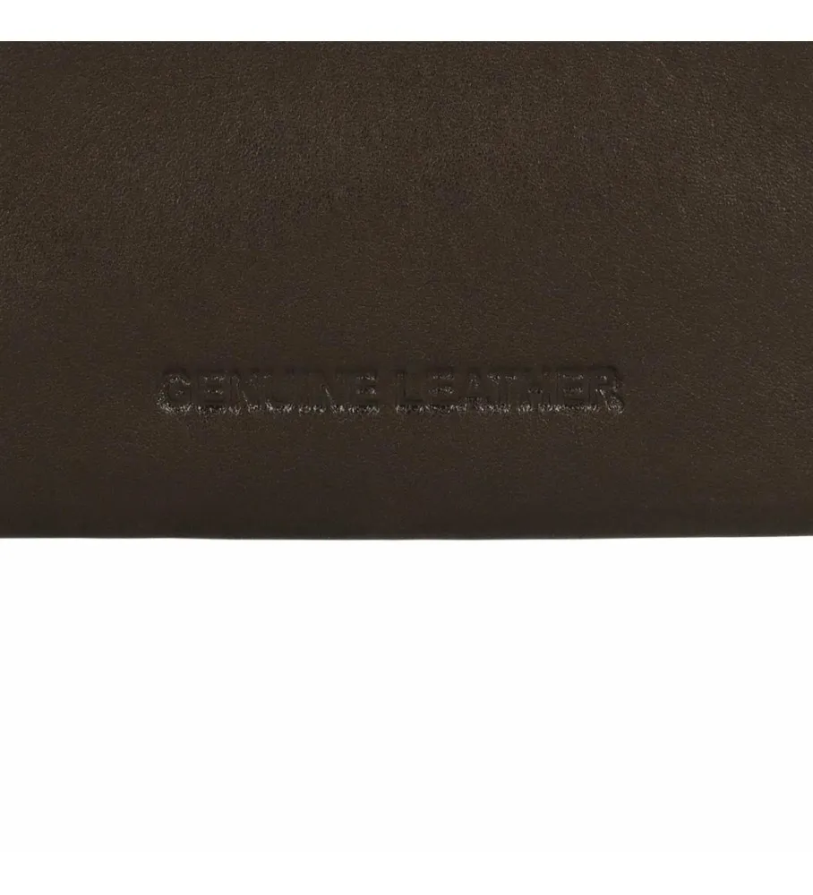 CARTERA ADEPT ALAN MARRóN 11X8X1CM