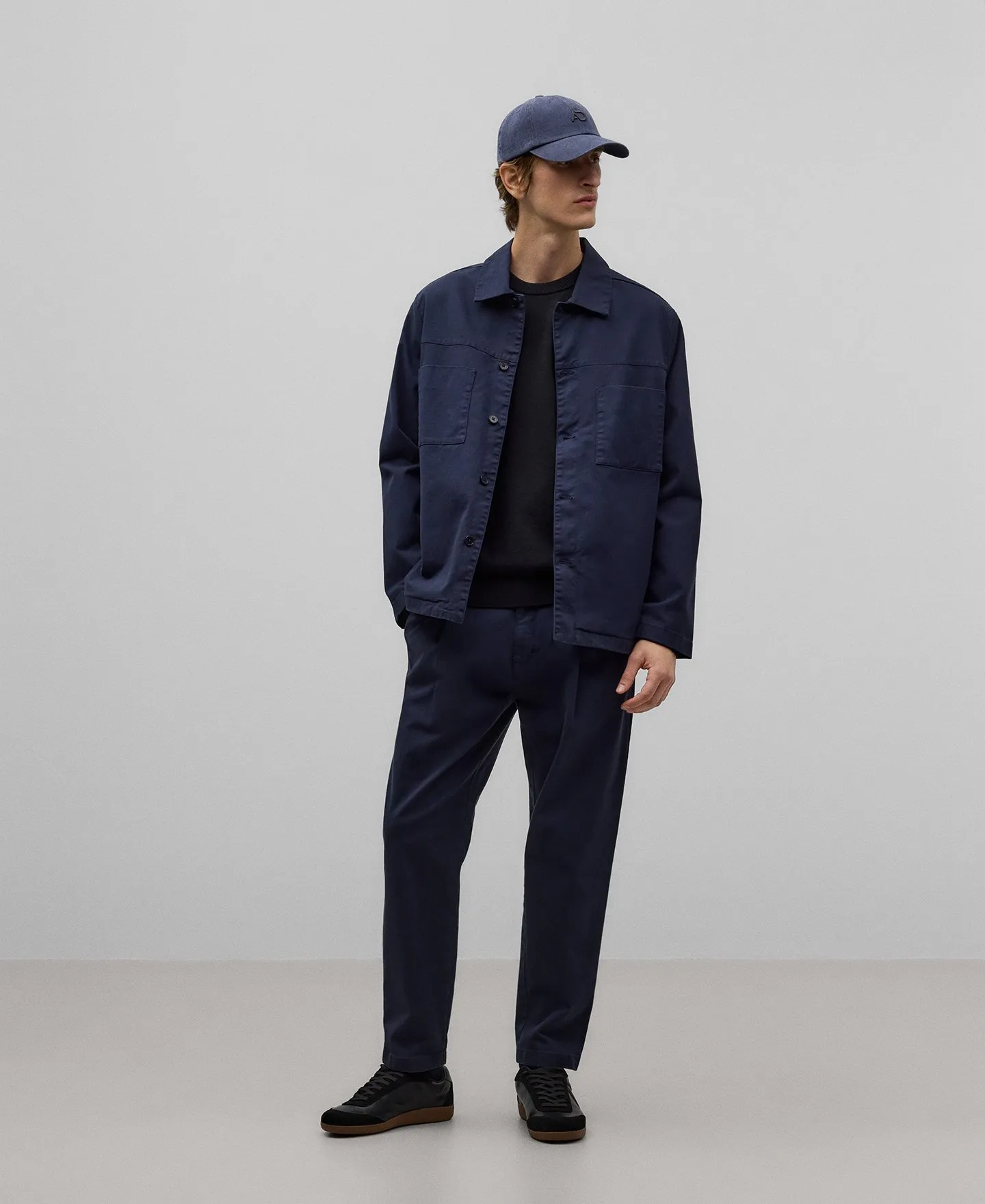 Cazadora twill de algodón hombre