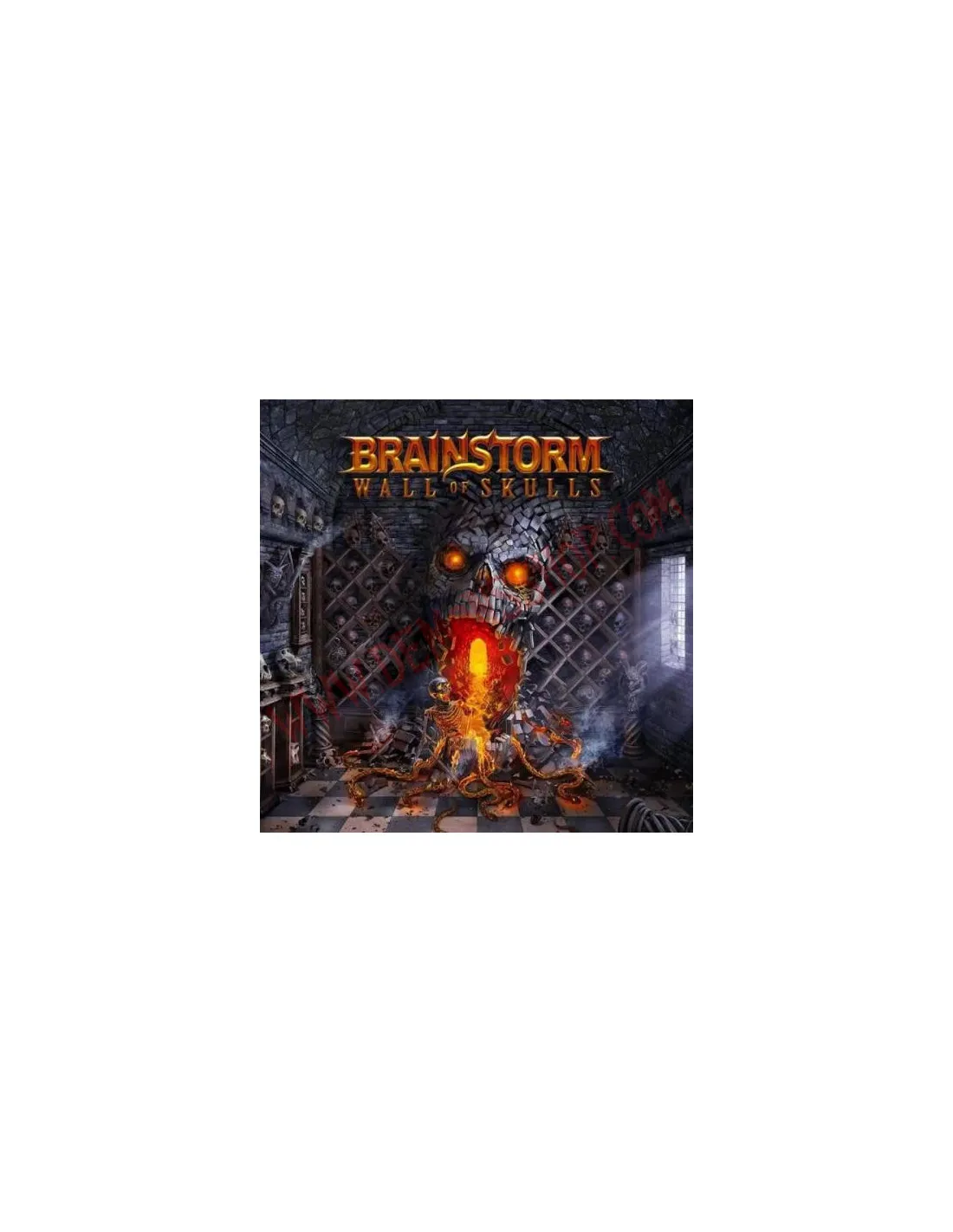 CD BRAINSTORM  WALL OF SKULLS