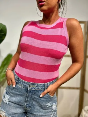 Cuerpo Punto Rayas STREAMLINE Rosa