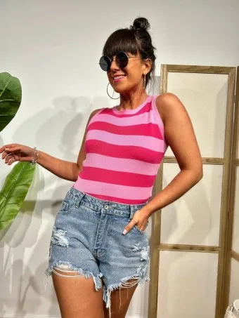 Cuerpo Punto Rayas STREAMLINE Rosa