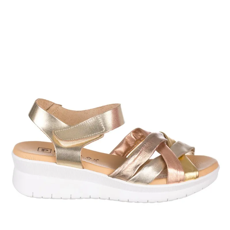 Cuñas Pitillos 5540 Mujer Oro