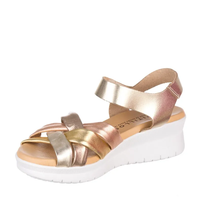 Cuñas Pitillos 5540 Mujer Oro