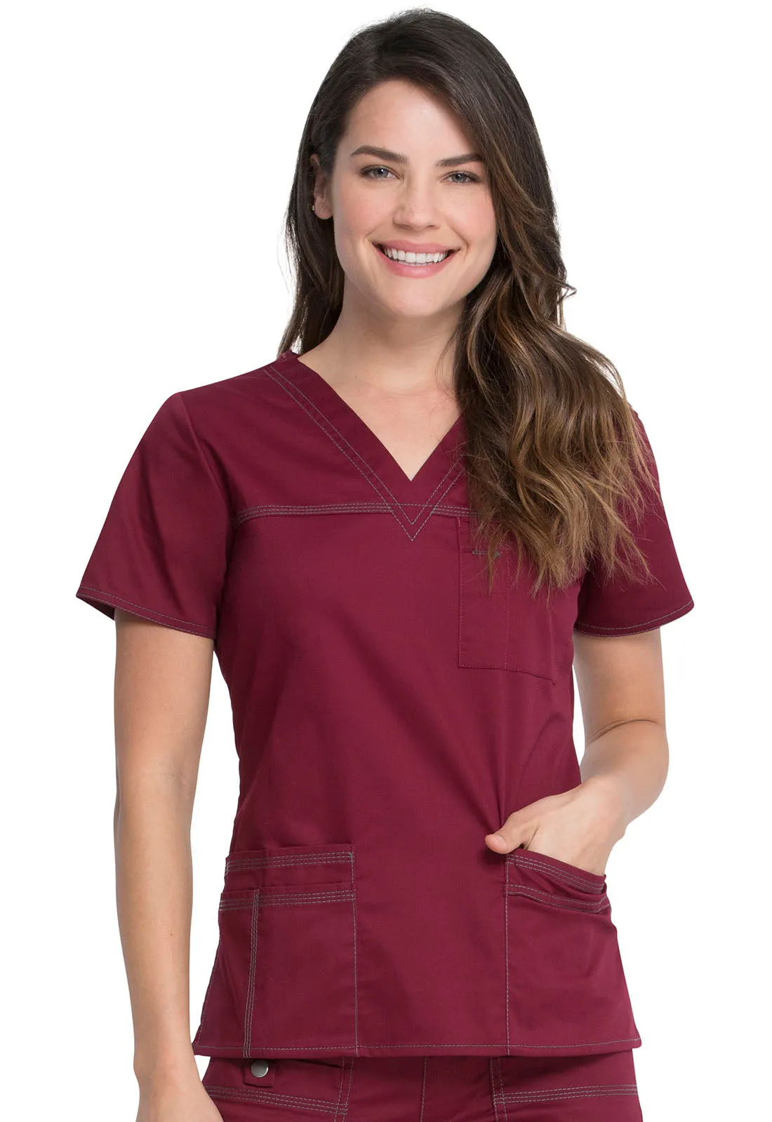 DICKIES GEN FLEX VNECK TOPS