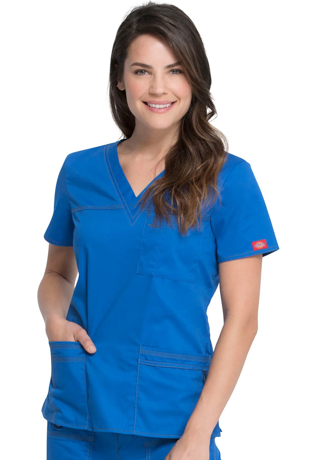 DICKIES GEN FLEX VNECK TOPS