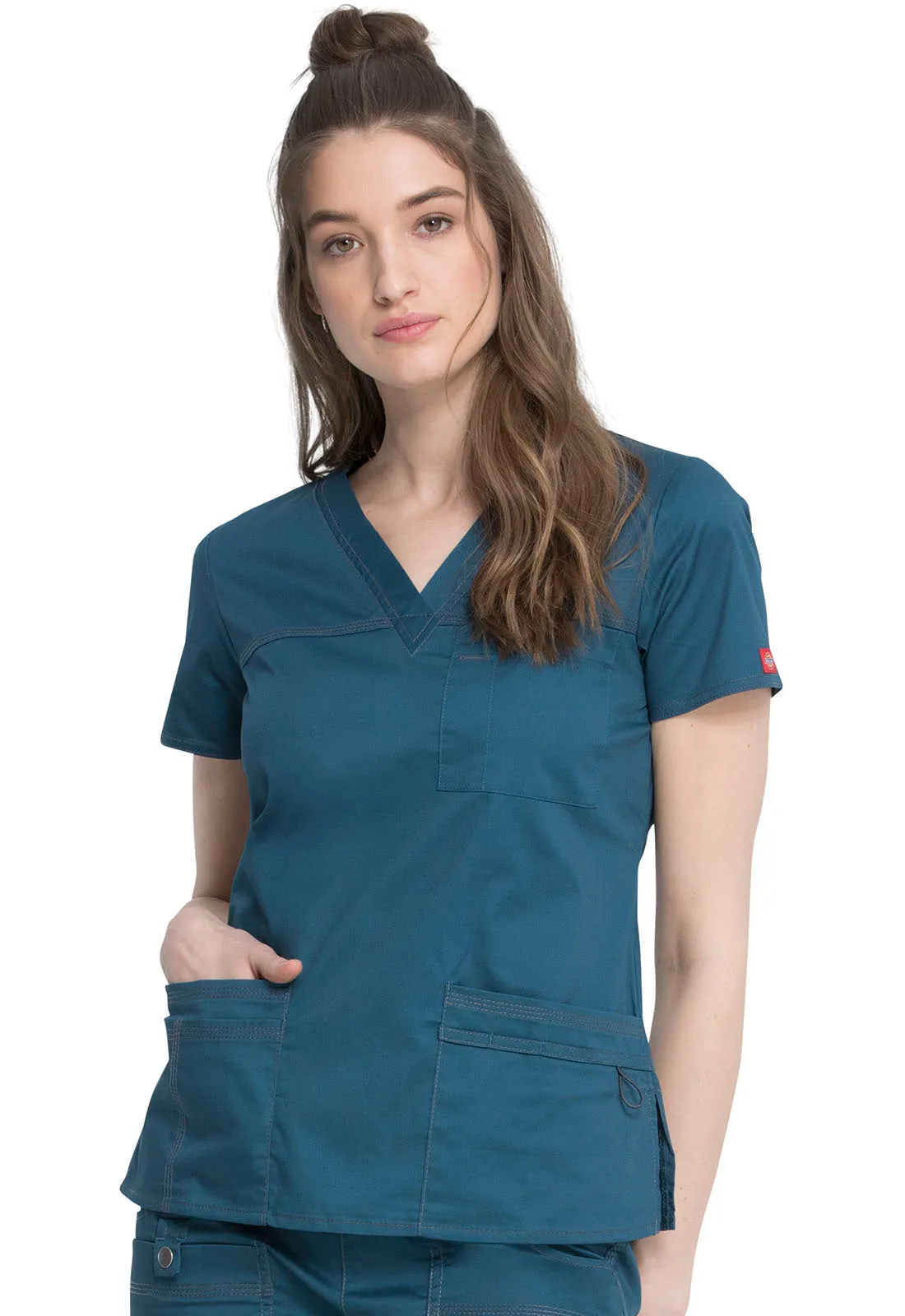 DICKIES GEN FLEX VNECK TOPS