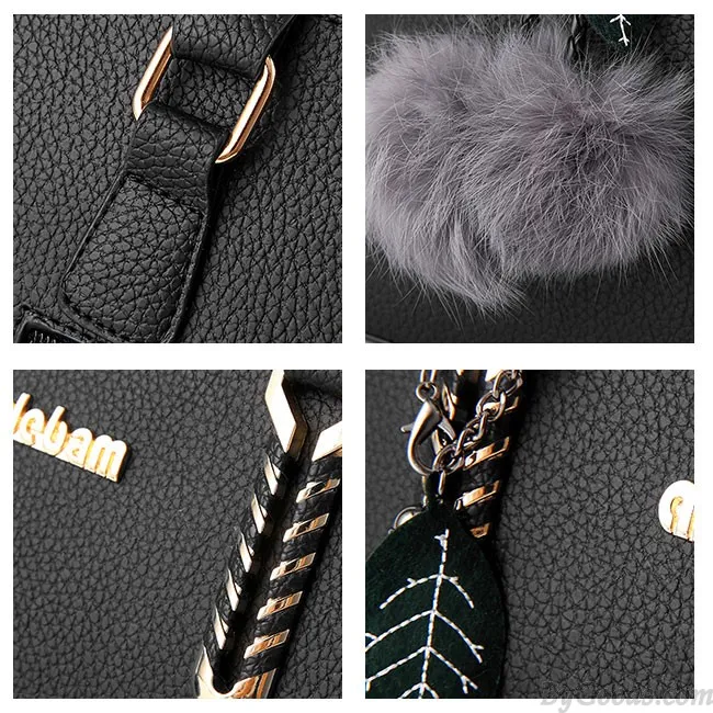 Elegant Ladies Twill Shoulder Bag Autumn Purse Messenger Crossbody Bags Winter Handbag