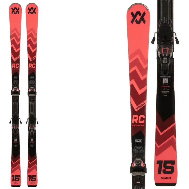 Esquìs Volkl Racetiger RC con fijaciones Vmotion 12 GW