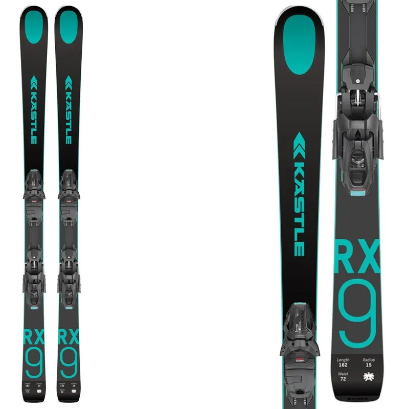 Esquís Kastle RX9 con fijaciones K12 TRI GW