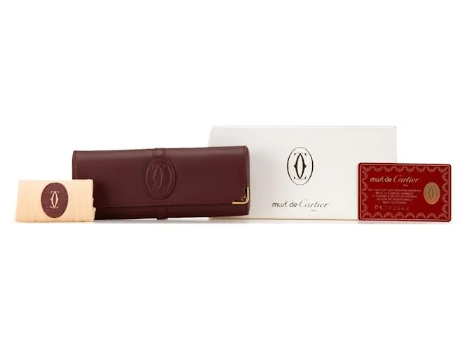 Estuche de gafas Must de Cartier rojo Roja 