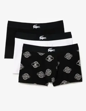 Lacoste Pack de 3 calzoncillos de punto de algodón stretch