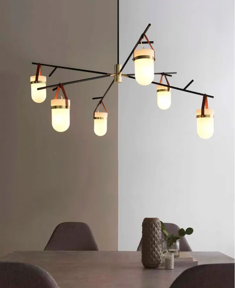 Lampara de Techo Almon 6 Luces AROMAS del Campo