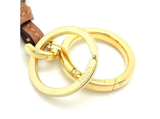 Llavero Anagrama de Loewe Castaño 