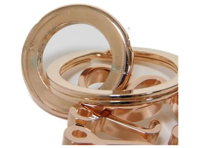 Llavero de latón dorado rosa Loewe 
