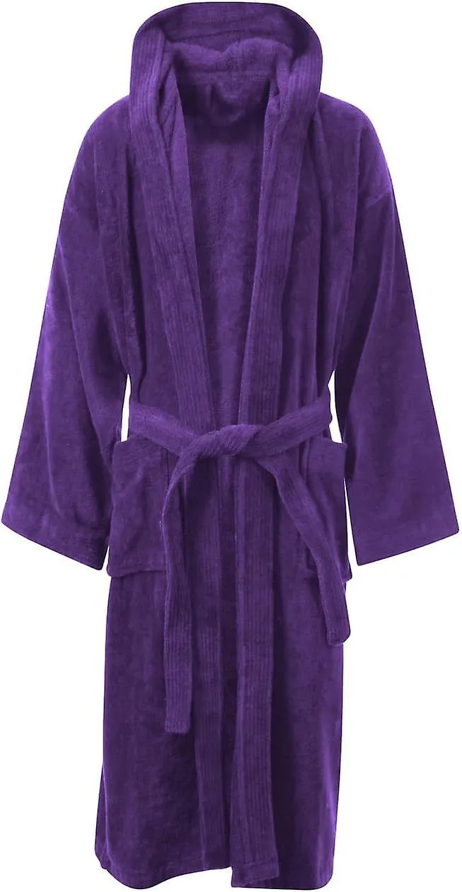 Luxury Egyptian Cotton Towelling Hooded Bath Robe