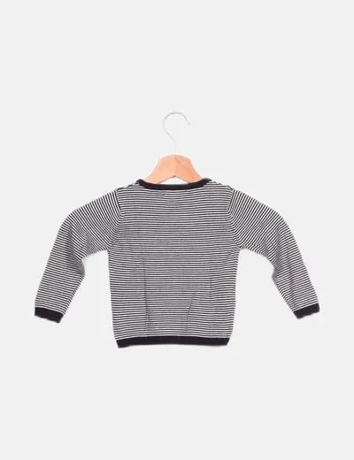 Mango Jersey bicolor estampado rayas