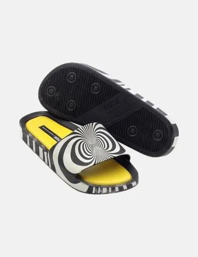 Melissa Chanclas estampadas bicolor
