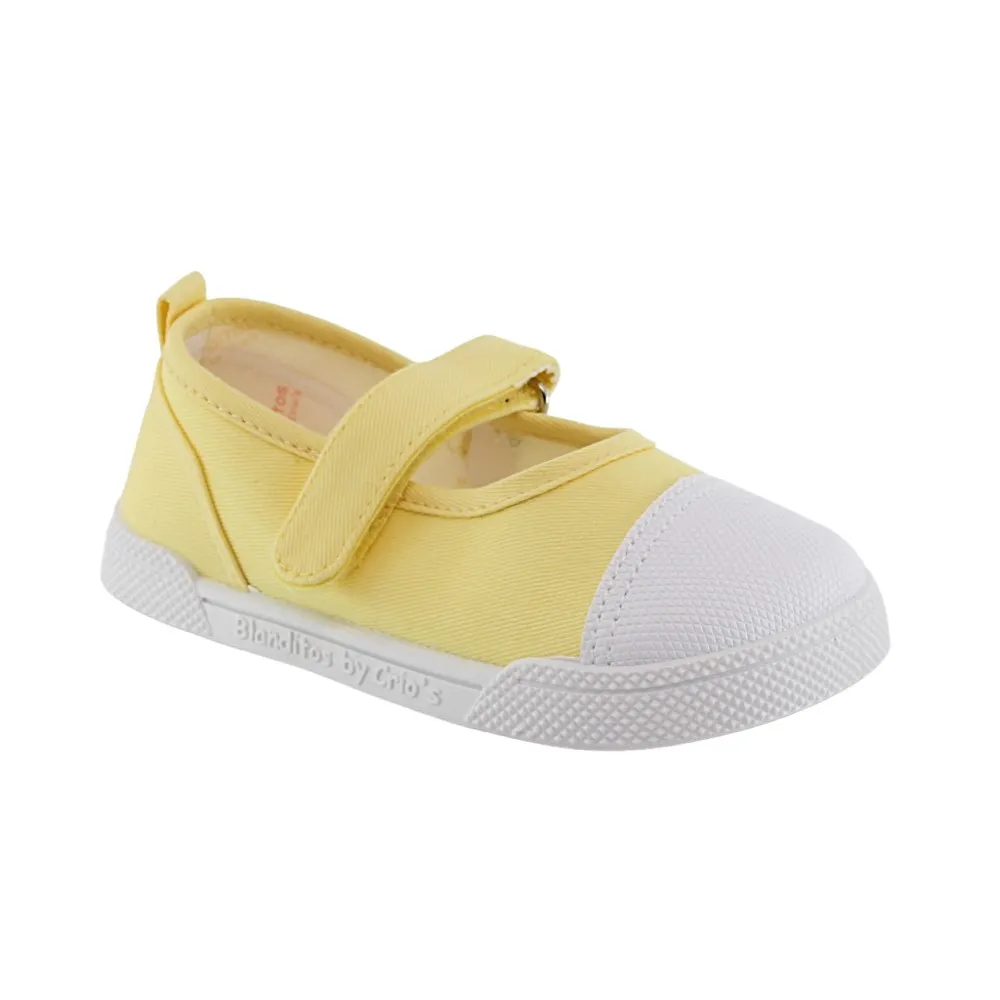 Merceditas de lona barefoot Blanditos Cereza Amarillo