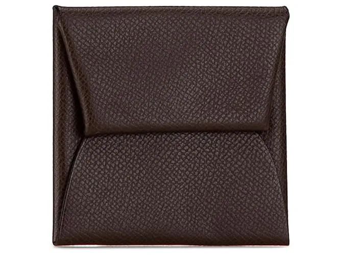 Monedero Bastia en Togo marrón de Hermès Castaño Marrón oscuro 