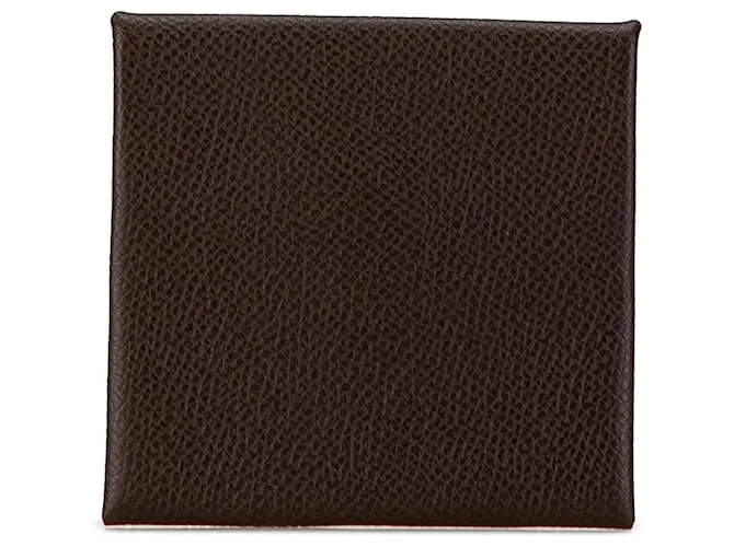 Monedero Bastia en Togo marrón de Hermès Castaño Marrón oscuro 